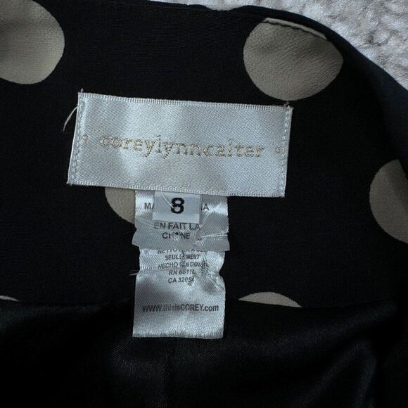 Corey Lynn Calter Anthropologie Polkadot Blazer Jacket - Picture 4 of 11